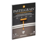 Clairefontaine 976058C Bloc Pegado PastelGrain n°1-12 Hojas Cartulina Especial para Pasteles Secos - 24x30 cm 360g - Surtido tonos grises - Separadores en Papel Cristal