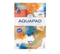 Clairefontaine Bloc espiral Aquapad 976104C A3 29,7×42 cm 300 g 25 hojas Papel acuarela
