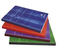 Clairefontaine 9761C - 1 Cuaderno de tapa blanda con lomo cosido y recubirto con tela - 288 páginas - 17x22 cm 90 g cuadrados - tapa de cartulina plastificada - Color aleatorio