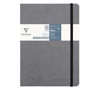 Clairefontaine Age Bag - Cuaderno cosido dos cuadrado, color gris