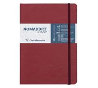 Clairefontaine Age Bag - Cuaderno cosido dos cuadrado, color rojo