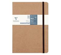 Clairefontaine Age Bag - Cuaderno cosido dos cuadrado, color tabaco