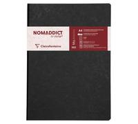 Libreta age-bag tapa cartulina lomo cosido rayado horizontal 96 hojas color negro 210x297 mm