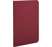 Clairefontaine - Cuaderno, gebund Age Bag, 48 hojas, color kirschrot 14 x 9 x 0.70