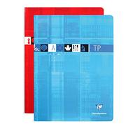 Clairefontaine Cuaderno métrico para trabajos prácticos 24 x 32 120 páginas/60 hojas blanco, paquete de 1 (colores surtidos)