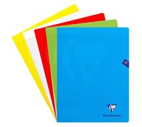 Clairefontaine - cuaderno Mimesys para impresora, formato A4+, 140 páginas, cubierta de polipropileno, con espiral, colores surtidos