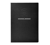 Clairefontaine ES 60317C Cuaderno Grapado Crok'Book - 20 Hojas Papel de Dibujo Negro A3 29,7x42 cm 120g - Formato Vertical - Cubierta Negra Flexible Personalizable