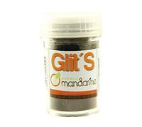 Clairefontaine ES Avenue Mandarine - Ref 42512MD - Glitter (botella de 14 g) - Adecuado para decorar y añadir un sistema de salero para una dispersión más fácil - Color negro