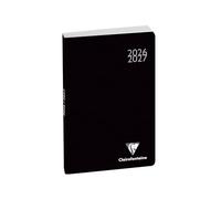 Clairefontaine Forum - Agenda escolar diaria Work & After - 17 x 12 cm - De septiembre de 2017 a agosto de 2018, color negro (idioma español no garantizado)