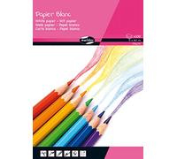 Clairefontaine Maildor White - Papel de dibujo y pintura (A4, 90 g, 100 hojas)