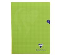 Clairefontaine mimesys 24 x 32 cm (a cuadros Polypro libreta grapada con 24 hojas - verde