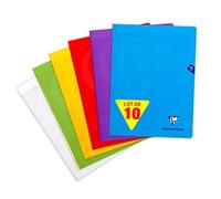 Clairefontaine Mimesys - Cuaderno grapado, A4+, seyès, 96 páginas, 10 unidades