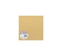 Clairefontaine Pack 25 Sobres Polen 16 x 16 cm, 210 g/m², color caramelo 16 x 16 x 0