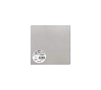 Clairefontaine Pack 25 Sobres Polen 16 x 16 cm, 210 g/m², color plata 16 x 16 x 0