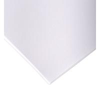 Clairefontaine Papel de dibujo granulado blanco, 125 g, 50 x 65 cm, paquete de 10 hojas