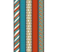 CLAIREFONTAINE Papel de Regalo Kraft Marrón Decorado 0,7x2 m (Caja de 60) Adventura