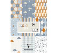 Clairefontaine PaperTouch - Bloc de papel, 14,8 x 21 cm, 200 g, 20 hojas, color verde
