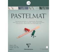 Clairefontaine Pastelmat tarjeta – colores surtidos – 24 x 30 cm – 12 piezas