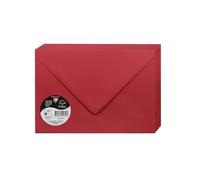 Clairefontaine PPP 5582C - Juego de 20 sobres C5 (125 x 324, 120 g), color rojo