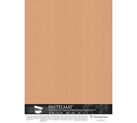 Clairefontaine - Ref 296012C - Hojas para Sobres Pastelmat (paquete de 5 hojas) - Tarjeta de 360 g/m² - 70 x 100 cm - Color Sienna - Especialmente formuladas para usar con pasteles