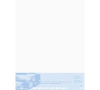 Clairefontaine - Ref 396010C - Tabla montada en pastelmat (5 hojas) - 1800 micras - 70 x 100 cm - Color blanco - Especialmente formulada para uso con pasteles