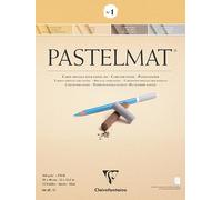 Clairefontaine Bloc Pastelmat No.1 Ref 96018C - 12 hojas 360 g/m² 30 x 40 cm Colores surtidos