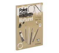 Clairefontaine Bloc de papel Paint'ON Multi-Technique Naturel A4 30 hojas 250 g/m² sin ácidos