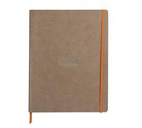 Clairefontaine Rhodiarama - Cuaderno flexible 160 páginas rayadas, marfil 22 x 29,7 cm, 90 g, color beige