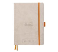 Clairefontaine Rhodiarama goalbook cuaderno 240 páginas numeradas marfil cuadros pequeños A5 90 G Beige