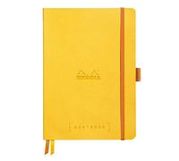 Clairefontaine Rhodiarama goalbook cuaderno 240 páginas numeradas marfil cuadros pequeños A5 90 G Narciso