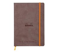 Clairefontaine Rhodiarama goalbook cuaderno 240 páginas numeradas marfil Dot de puntos A5 90 G Chocolate