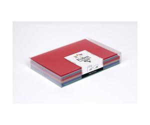 CLAIREFONTAINE Set de 5 con 20 Sobres 114x162 mm y 20 Tarjetas 110x155 mm Pollen Tradicional