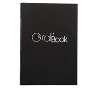 CLAIREFONTAINE - Un cuaderno de papel de dibujo Graf'Book 360° con reverso crudo cosido, 200 páginas 21x29,7 cm
