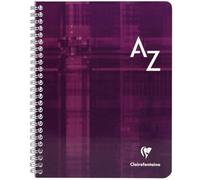 Clairefontaine Wirebound - Libros indexados (A5, cuadrados, 90 g, 50 hojas, , paquete de 10
