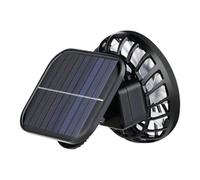 Clamp On Fan | USB Rechargeable Adjustable 3-Speed Tool | Solar Powered Out