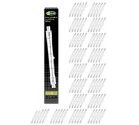 CLAR- Bombilla Halógena Lineal CLAR 118mm, 80W/120W/160W, 230V, Base R7S, 2700K, Ideal para Iluminación Residencial 80w (pack of 100)