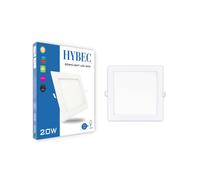 CLAR - Downlight LED Techo Cuadrado 20W Mate Blanco