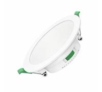 CLAR - Downlight LED techo empotrable, Ojos de buey LED para techo, Focos para el techo, Downlight Regulable 10W, 3 tonalidades, Blanco Cct.