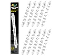 CLAR - Halógena Lineal 500W 118mm 230V ombillas Halogenas, Focos Halógenos, Bombilla Halógena R7S (Pack 10)
