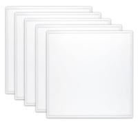 CLAR HYBEC - Panel LED 60x60 cm 40W, Focos LED Interior, Placas Techo Desmontable, Pantalla LED Para Falso Techo, Driver Incluido, Luz Neutra 4000ºK (Pack 5)