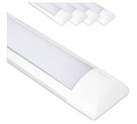 CLAR - Luminaria LED 120cm, Lamparas LED Techo 60W, Barras LED, Pantalla Lampara Techo, Barra Luz LED Techo 60W