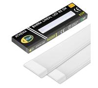 CLAR - Pantalla LED 90 cm, Luminaria Techo Cocina, Regleta y Barra LED, Luz 6500ºK (60W Pack 2)