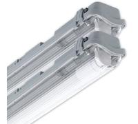 CLAR - Plafón estanco LED 10W, 60 cm, 1 tubo, sin tubos incl.