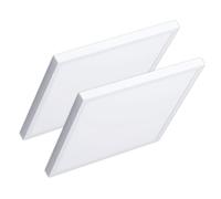 CLAR Plafon LED Techo, Plafones Para Techo LED, Fluorescente Cocina, Candeeiro Teto Cozinha, Candeeiro De Teto, Lampara Cocina, Lampara 60x60 (Pack 2)