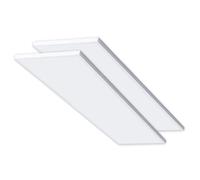 CLAR - Plafon LED techo Rectangular 90x30, Panel LED Superficie, Panel LED para Cocina, Plafon Rectangular LED de techo, 36W 4000ºK (Pack 2)