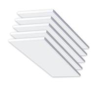 CLAR - Plafon LED techo Rectangular 90x30, Panel LED Superficie, Panel LED para Cocina, Plafon Rectangular LED de techo, 36W 4000ºK (Pack 5)