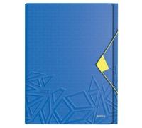 CLASIF.ACORD.LEITZ PP A4 6 SEP.AZUL - Pack de 5 unidades