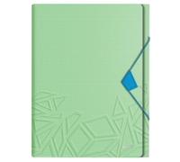 CLASIF.ACORD.LEITZ PP A4 6 SEP.VERDE - Pack de 5 unidades