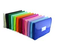 Clasificador acordeon office box pp colorline 335x240mm 12 dptos.ribet