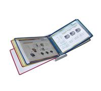 Clasificador De Mesa, Organizador De Referencia De Escritorio - Estante Para Catálogos, Panel De Doble Cara De 10 Páginas, Tamaño Carta A4, Soporte Para Documentos De Escritorio(Multi-colored)